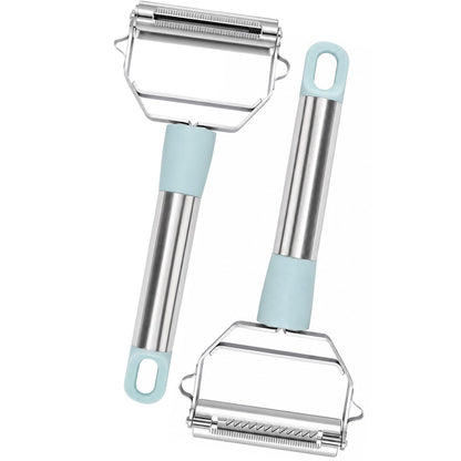 2 PCS Multifunctional Vegetable Peeler for Kitchen, 4-in-1 Peeler Shredder