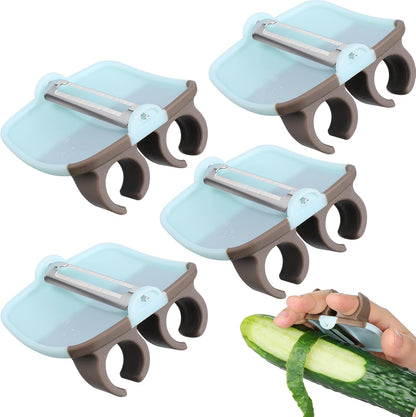 Kichvoe 4Pcs Potato Peelers Finger Vegetable Peeler for Kitchen