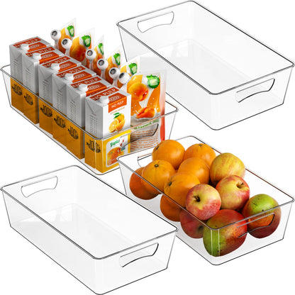 Simple Houseware Refrigerator Storage Organizer Bins, Assorted Set of 6