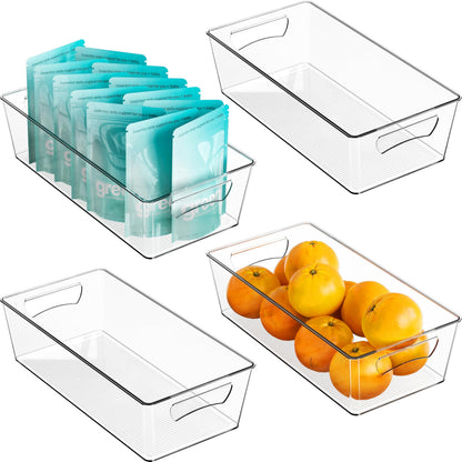 Simple Houseware Refrigerator Storage Organizer Bins, Assorted Set of 6