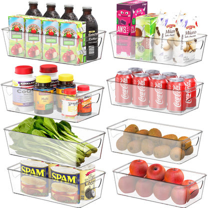 Simple Houseware Refrigerator Storage Organizer Bins, Assorted Set of 6