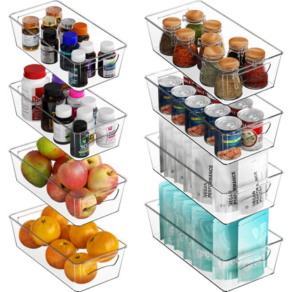 Simple Houseware Refrigerator Storage Organizer Bins, Assorted Set of 6